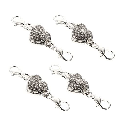 DECORNIJIA 4 Stücke Halskette Verschluss für Extender- Silber einstellbar schmuckherstellung schmuck machen schmuckverbinder schmuckset Dekorkette schmuck stecker Legierung Silver DECORNIJIA 4 Stücke Halskette Verschluss für Extender- Silber einstellbar schmuckherstellung schmuck machen schmuckverbinder schmuckset Dekorkette schmuck stecker Legierung Silver von DECORNIJIA