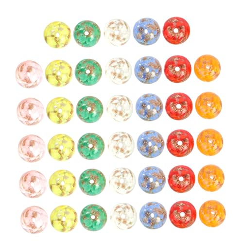 DECORNIJIA 40 Stück Bunte Glasperlen DIY Bastelperlen zum Auffädeln Kreative Spacer Perlen für Armbänder Schmuckherstellung Handgemacht Robuste Kristallperlen DECORNIJIA 40 Stück Bunte Glasperlen DIY Bastelperlen zum Auffädeln Kreative Spacer Perlen für Armbänder Schmuckherstellung Handgemacht Robuste Kristallperlen von DECORNIJIA