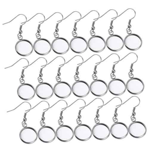 DECORNIJIA 40 Stück DIY-Ohrring-Kit Lieferungen Anhänger für die Herstellung von Halsketten Schmuckzubehör schmuckherstellung schmuck machen Zeit Mädchen Ohrtropfen DIY Party Ohrring Silver von DECORNIJIA