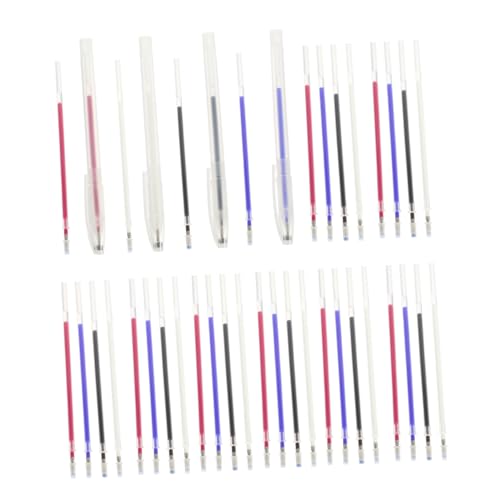 DECORNIJIA 40 Stück Nähnachfüllung platube stift bastelzeug stoffmarkierstifte Stifte ausradieren Stoffmarker zum Nähen, löschbar Ersatz-Tintenstiftminen Nachfüllungen für Nähmarker Plastik von DECORNIJIA