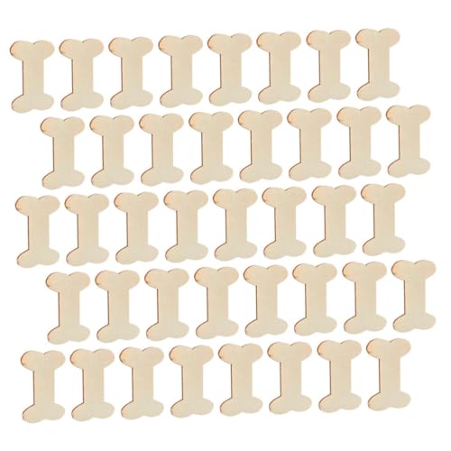 DECORNIJIA 40 Stück Teiliges Unvollendeter Holzanhänger in Hunde Knochenform Blanke Holzstücke zum Bemalen und Gravieren DIY Holzdekoration für Bastelprojekte Handliche für Kreative DECORNIJIA 40 Stück Teiliges Unvollendeter Holzanhänger in Hunde Knochenform Blanke Holzstücke zum Bemalen und Gravieren DIY Holzdekoration für Bastelprojekte Handliche für Kreative von DECORNIJIA