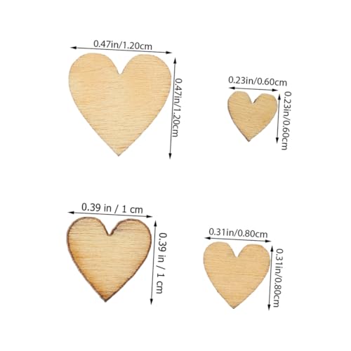 DECORNIJIA 400 Stück Mini Holzherzen zum Basteln Natürliche Herzförmige Holzscheiben Glatt Polierte Holzplättchen für DIY Dekoration Tischdeko Schmuckherstellung und Kreative Bastelprojekte DECORNIJIA 400 Stück Mini Holzherzen zum Basteln Natürliche Herzförmige Holzscheiben Glatt Polierte Holzplättchen für DIY Dekoration Tischdeko Schmuckherstellung und Kreative Bastelprojekte von DECORNIJIA