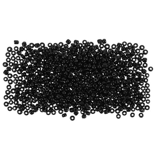 DECORNIJIA 4000 STÜCKE Kleine Glasperlen mit Kleinem Glossy Spacer Beads für DIY Armbänder und Halsketten Robuste Bastelperlen zum Auffädeln Vielseitig für Schmuckherstellung und Kreative von DECORNIJIA