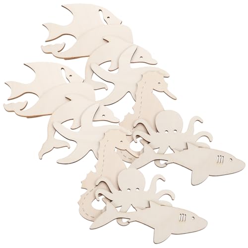 DECORNIJIA 42 Stück Teiliges Holzscheiben Meerestiere Unbearbeitete Holzstücke für DIY Basteln Malen Holzdeko Geschenkidee mit Glatter Oberfläche und Sicherem Material DECORNIJIA 42 Stück Teiliges Holzscheiben Meerestiere Unbearbeitete Holzstücke für DIY Basteln Malen Holzdeko Geschenkidee mit Glatter Oberfläche und Sicherem Material von DECORNIJIA