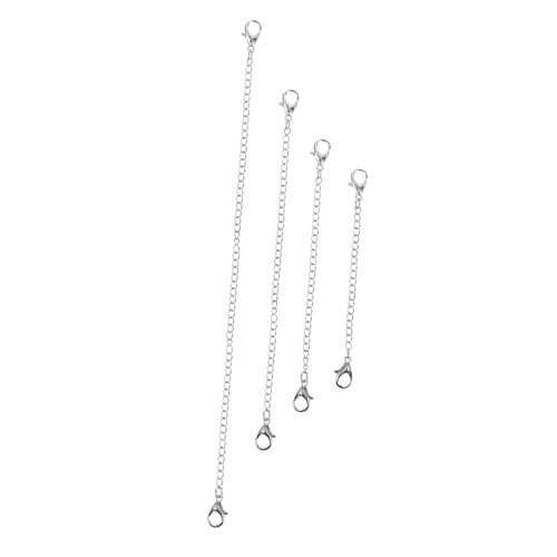 DECORNIJIA 4Stücke Kettenverlängerung Für DIY Schmuck Schmuckzubehör Für Armbänder Halsketten Und Fußketten Langlebig Und Poliert Für Designs Und von DECORNIJIA
