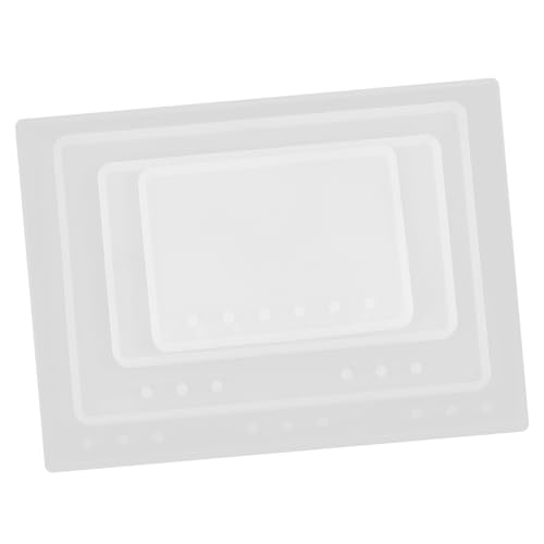 DECORNIJIA 4Stücke Kristallgießform für DIY Notizbuchprojekte Flexible Silikonformen für Bastelarbeiten für Epoxidharz Einfach zu Reinigen und Langlebig DECORNIJIA 4Stücke Kristallgießform für DIY Notizbuchprojekte Flexible Silikonformen für Bastelarbeiten für Epoxidharz Einfach zu Reinigen und Langlebig von DECORNIJIA