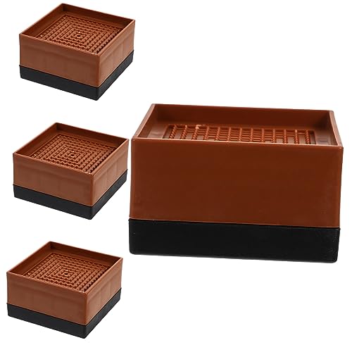 DECORNIJIA 4Stücke Möbel Riser Rutsch Erhöhung für Sofa Bett und Tisch und Strapazierfähig Lösung für Stauraum Möbeln Erhöht Möbelbeine von DECORNIJIA