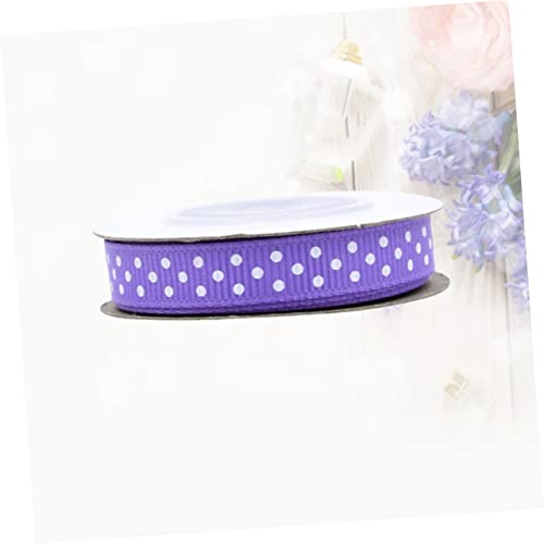 DECORNIJIA 5 Rollen 5 DOT DOT -Band drucken ribbon ripsband geschenkband geschenkeband geschenkverpackung weißes Chiffonband trimmen Schleife Partydekoration Handwerk Verpackungsband Violett DECORNIJIA 5 Rollen 5 DOT DOT -Band drucken ribbon ripsband geschenkband geschenkeband geschenkverpackung weißes Chiffonband trimmen Schleife Partydekoration Handwerk Verpackungsband Violett von DECORNIJIA