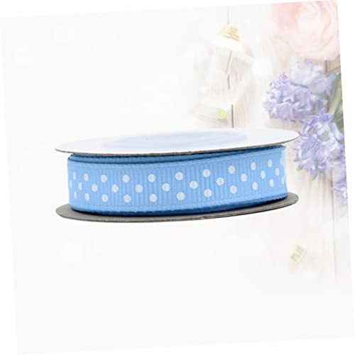 DECORNIJIA 5 Rollen 5 Dot Gürtel Hochzeitsdekoration hochzeitsdeco party sachen Partyzubehör sortiertes Band Lesezeichenband seidenband Partydekoration Handwerk Verpackungsband Blue von DECORNIJIA