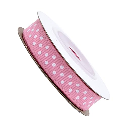 DECORNIJIA 5 Rollen 5 Dot Gürtel ribbon ripsband kasetten geschenkeband Festlichkeiten mahlen schwarzes Band zum Einwickeln sortiertes Band Verpackungsband Partydekoration Handwerk Rosa DECORNIJIA 5 Rollen 5 Dot Gürtel ribbon ripsband kasetten geschenkeband Festlichkeiten mahlen schwarzes Band zum Einwickeln sortiertes Band Verpackungsband Partydekoration Handwerk Rosa von DECORNIJIA