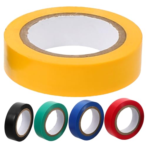 DECORNIJIA 5 Rollen Buntes PVC Isolierband Wasserfestes Elektrisches Klebeband mit Haftkraft Vielseitiges Elektro Isolierband für Sichere Isolierung und Farbliche Kennzeichnung im DECORNIJIA 5 Rollen Buntes PVC Isolierband Wasserfestes Elektrisches Klebeband mit Haftkraft Vielseitiges Elektro Isolierband für Sichere Isolierung und Farbliche Kennzeichnung im von DECORNIJIA