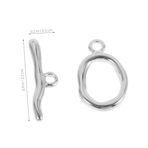 DECORNIJIA 5 Sätze DIY Schmuckverschluss Ot Knebelverschluss Kupfer Vergoldet Kettenverbinder für Halsketten Armbänder Fußkettchen pro für Schmuckherstellung und Reparatur DECORNIJIA 5 Sätze DIY Schmuckverschluss Ot Knebelverschluss Kupfer Vergoldet Kettenverbinder für Halsketten Armbänder Fußkettchen pro für Schmuckherstellung und Reparatur von DECORNIJIA