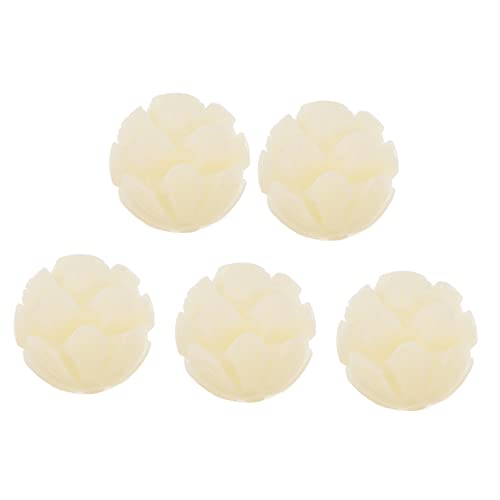 DECORNIJIA 5 Stück Diy Buddha Perlen Vierlagige Lotusblüten Perlen Bodhi Weiß Handwerkszubehör für Schmuckherstellung und Bastelprojekte DECORNIJIA 5 Stück Diy Buddha Perlen Vierlagige Lotusblüten Perlen Bodhi Weiß Handwerkszubehör für Schmuckherstellung und Bastelprojekte von DECORNIJIA