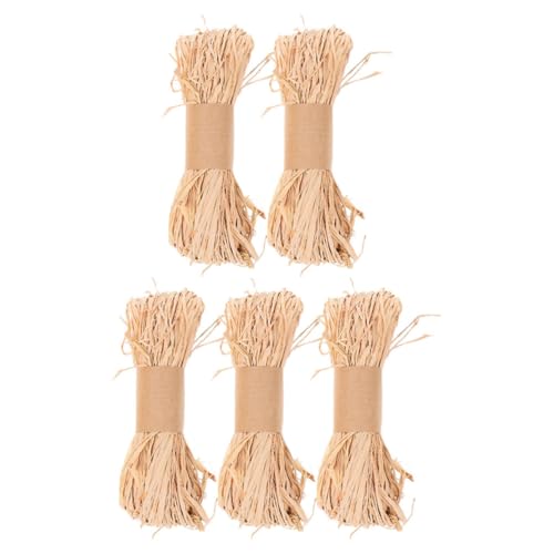 DECORNIJIA 5 Stück Teiliges Natürliches Raffia-band pro Reißfestes Bastband für DIY Bastelprojekte Floristen Geschenkverpackung Kränze Rustikale Hochzeits Partydekoration DECORNIJIA 5 Stück Teiliges Natürliches Raffia-band pro Reißfestes Bastband für DIY Bastelprojekte Floristen Geschenkverpackung Kränze Rustikale Hochzeits Partydekoration von DECORNIJIA