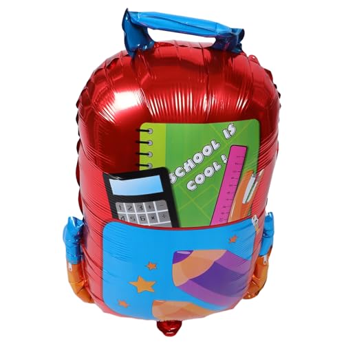 DECORNIJIA 5 Stück Teiliges Schulranzen Luftballons aus Aluminiumfolie Wiederverwendbare Kinderfreundliche Dekoration für Kindergarten und Schulanfang Festliche Interaktive Rückkehr zur DECORNIJIA 5 Stück Teiliges Schulranzen Luftballons aus Aluminiumfolie Wiederverwendbare Kinderfreundliche Dekoration für Kindergarten und Schulanfang Festliche Interaktive Rückkehr zur von DECORNIJIA