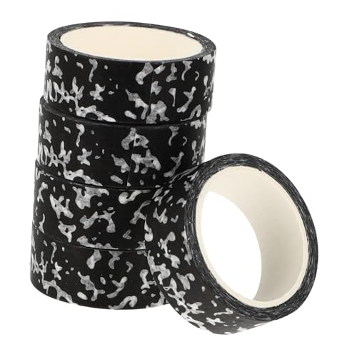 DECORNIJIA 5 Stück Teiliges Scrapbook Klebeband mit Kuhmuster Selbstklebend Handreißbar Langlebig Wiederverwendbar Klare Drucke für DIY Bastelarbeiten und Dekoration DECORNIJIA 5 Stück Teiliges Scrapbook Klebeband mit Kuhmuster Selbstklebend Handreißbar Langlebig Wiederverwendbar Klare Drucke für DIY Bastelarbeiten und Dekoration von DECORNIJIA