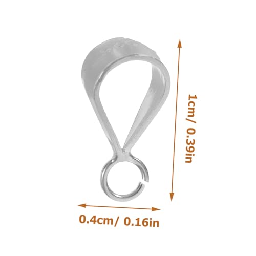 DECORNIJIA 5 Stück Teiliges Sterling Silber Schmuck Anhänger Verschluss Langlebige Quetschperlen Clips für Halsketten Armbänder DIY Schmuckzubehör Einfache Montage Silberfarbene DECORNIJIA 5 Stück Teiliges Sterling Silber Schmuck Anhänger Verschluss Langlebige Quetschperlen Clips für Halsketten Armbänder DIY Schmuckzubehör Einfache Montage Silberfarbene von DECORNIJIA