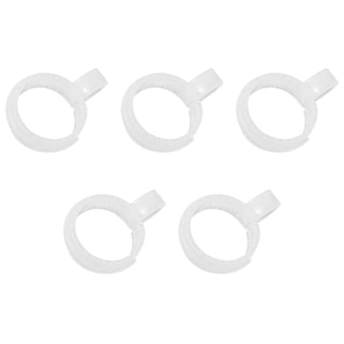 DECORNIJIA 5 Stück Teiliges Stickerei rollenclip Stabiler Stoffhalter für Kreuzstich und DIY Handarbeit Einfach zu Bedienen Langlebig Vielseitiges Zubehör für Stickzubehör und Nähklammern von DECORNIJIA