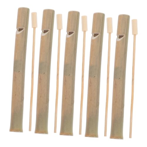 DECORNIJIA 5 Stück Teiliges Vogelpfeifen mit Natürlichem Klang Ergonomischem Mundstück und Langlebiger Tonqualität Leichte Tragbare Trillerpfeifen für Anfänger für Outdoor Wald Garten und von DECORNIJIA