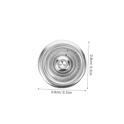 DECORNIJIA 50 Sätze Metall Druckknöpfe No sew Snap Fasteners DIY Knöpfe für Kleidung Taschen Sweater Buttons Robuste Einfache Montage Langlebig Vielseitig Einsetzbar von DECORNIJIA