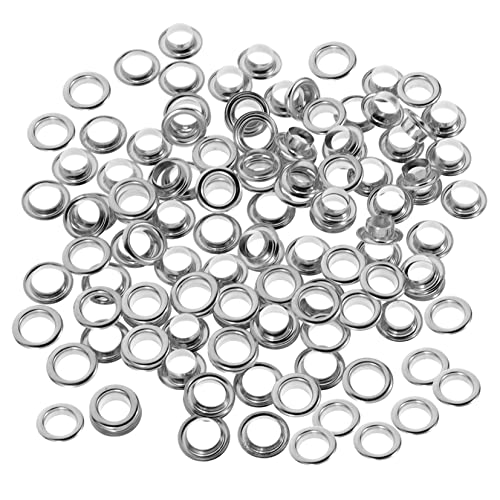 DECORNIJIA 50 Sätze Ösen Kit Doppelseitige Grommets für Taschen Kleidung Vorhänge Innendurchmesser Zubehör für Verschiedene Stoffe und Materialien von DECORNIJIA