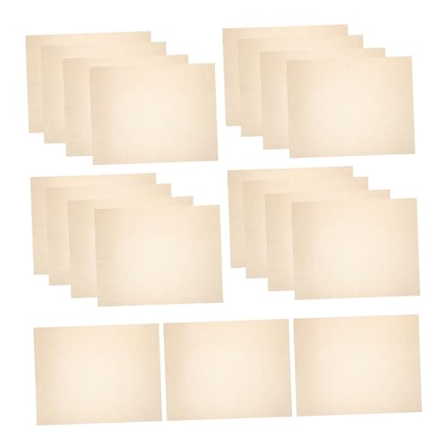 DECORNIJIA 50 Stück Antikes Chinesisches Xuan Papier für Kalligraphie Vintage Reispapier Semitransparent Weich Langlebig Geeignet für Malerei Schreibkunst und Traditionelle Kunstprojekte von DECORNIJIA