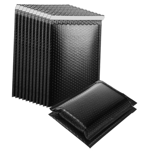 DECORNIJIA 50 Stück Gepolsterte Luftpolsterversandtaschen Stoßfeste PE Coextrusionsfolie Selbstklebend Vielseitig für Versand Verpackung Kleiner Unternehmen Schutz für Elektronik Kosmetik von DECORNIJIA
