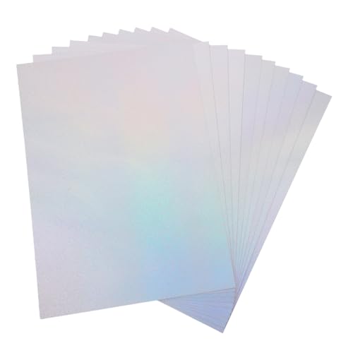 DECORNIJIA 50 Stück Holografisches Metallic Kartenpapier Glänzend Irideszierend Spiegelkarton für Basteln Grußkarten Scrapbooking Partydekoration mit Vielseitigen Mustern und Robuster DECORNIJIA 50 Stück Holografisches Metallic Kartenpapier Glänzend Irideszierend Spiegelkarton für Basteln Grußkarten Scrapbooking Partydekoration mit Vielseitigen Mustern und Robuster von DECORNIJIA