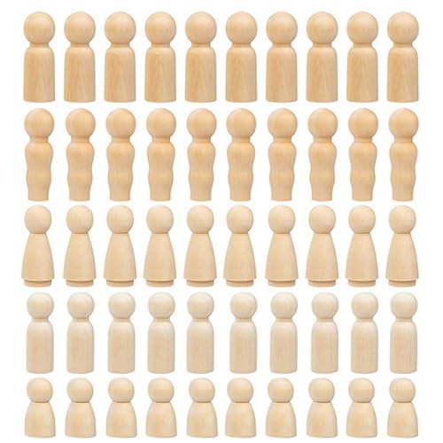 DECORNIJIA 50 Stück Holz DIY figuren Personen Familie Holzpuppen zum Bemalen Glatte Oberfläche Langlebige Holzfiguren für kreative Beschäftigung Kreative Holzdekoration für Zuhause und DECORNIJIA 50 Stück Holz DIY figuren Personen Familie Holzpuppen zum Bemalen Glatte Oberfläche Langlebige Holzfiguren für kreative Beschäftigung Kreative Holzdekoration für Zuhause und von DECORNIJIA