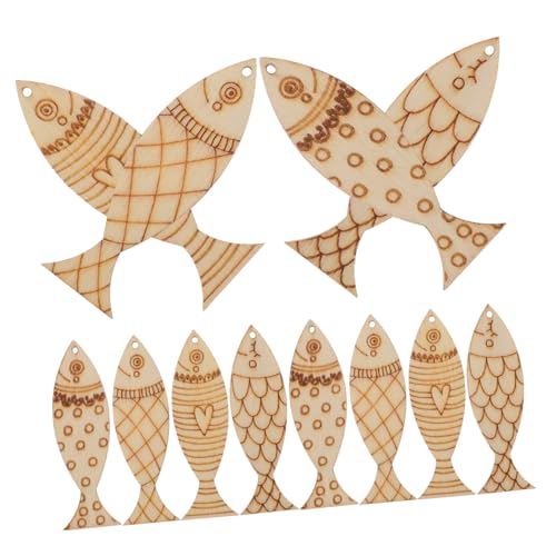 DECORNIJIA 50 Stück Holzfische zum Bemalen Unfertige Holzscheiben mit Löchern Mediterrane DIY Fischanhänger für Bastelprojekte Kreative Meerestier Deko Naturholz Ornamente für Küstendekor DECORNIJIA 50 Stück Holzfische zum Bemalen Unfertige Holzscheiben mit Löchern Mediterrane DIY Fischanhänger für Bastelprojekte Kreative Meerestier Deko Naturholz Ornamente für Küstendekor von DECORNIJIA