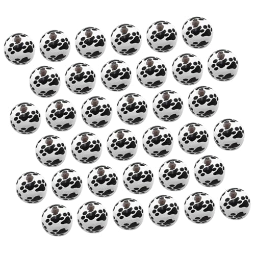 DECORNIJIA 50 Stück Holzperlen mit Hunde Pfoten Muster Farbige Runde Spacer Perlen Langlebige Schmuckperlen aus Holz für Armbänder Halsketten DIY Schmuckherstellung DECORNIJIA 50 Stück Holzperlen mit Hunde Pfoten Muster Farbige Runde Spacer Perlen Langlebige Schmuckperlen aus Holz für Armbänder Halsketten DIY Schmuckherstellung von DECORNIJIA