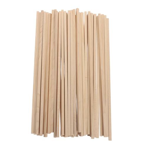 DECORNIJIA 50 Stück Holzstäbe Diy Bastelmaterialien Quadratische Holzleisten für Handwerksprojekte Modellbau und Dekoration Robust und Leicht zu Bearbeiten DECORNIJIA 50 Stück Holzstäbe Diy Bastelmaterialien Quadratische Holzleisten für Handwerksprojekte Modellbau und Dekoration Robust und Leicht zu Bearbeiten von DECORNIJIA