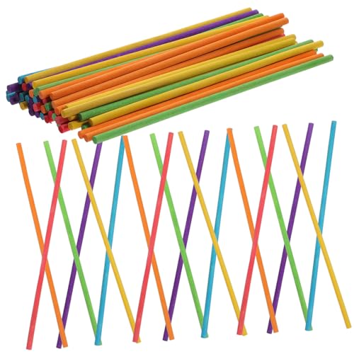 DECORNIJIA 50 Stück Holzstäbe für Diy Bastelmaterial für Skulpturen und Projekte Leuchtende Farben DECORNIJIA 50 Stück Holzstäbe für Diy Bastelmaterial für Skulpturen und Projekte Leuchtende Farben von DECORNIJIA