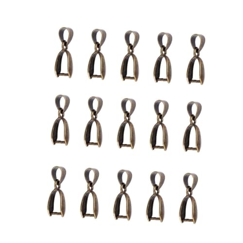 DECORNIJIA 50 Stück Kupfer Schmuckanhänger Pinch Clip Perlenverbinder DIY Halsketten Anhänger Zubehör Bronze für Perlen Schmuckherstellung DECORNIJIA 50 Stück Kupfer Schmuckanhänger Pinch Clip Perlenverbinder DIY Halsketten Anhänger Zubehör Bronze für Perlen Schmuckherstellung von DECORNIJIA