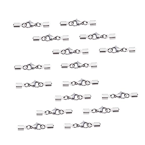 DECORNIJIA 50 Stück Lobster Claw Clips Robuste Schnapphaken für Schlüsselringe Schmuckherstellung und DIY Projekte für Anfertigung von und Armbändern von DECORNIJIA