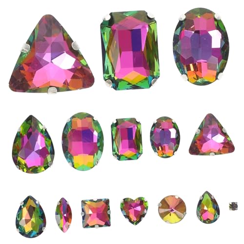 DECORNIJIA 50 Stück Nähbare Glas strasssteine Bunte DIY Bastelsteine für Kleidung Schmuck Handyhüllen Handgemachte Dekoration Glitzernde Bekleidungs Bastelmaterialien DECORNIJIA 50 Stück Nähbare Glas strasssteine Bunte DIY Bastelsteine für Kleidung Schmuck Handyhüllen Handgemachte Dekoration Glitzernde Bekleidungs Bastelmaterialien von DECORNIJIA