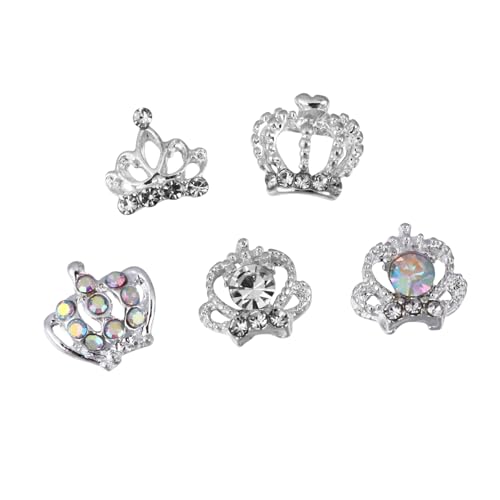 DECORNIJIA 50 Stück Nail Art Rhinestones Metall Krone Charms Dekoration Diy Maniküre Zubehör für Naildesigns für Kleidung Schmuck und Mehr DECORNIJIA 50 Stück Nail Art Rhinestones Metall Krone Charms Dekoration Diy Maniküre Zubehör für Naildesigns für Kleidung Schmuck und Mehr von DECORNIJIA