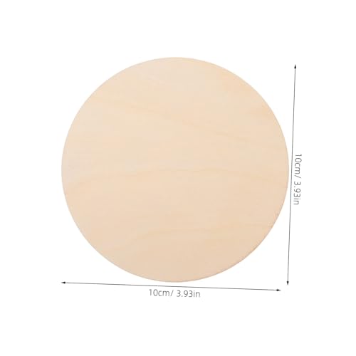 DECORNIJIA 50 Stück Runde Holzkreise Blanke Naturbelassene Holzscheiben für DIY Basteln Malerei Gravur Türanhänger Weihnachtsdeko Vielseitige Holzplatten mit Glatter Oberfläche DECORNIJIA 50 Stück Runde Holzkreise Blanke Naturbelassene Holzscheiben für DIY Basteln Malerei Gravur Türanhänger Weihnachtsdeko Vielseitige Holzplatten mit Glatter Oberfläche von DECORNIJIA