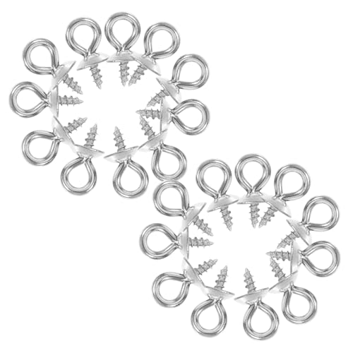 DECORNIJIA 50 Stück Schaf Augenschrauben Schmuck Augenstift Zum Basteln Ösenbolzen Zur Ohrringherstellung Schraubösen Kleine Verschlüsse Haken Ösen Schraube Für Heimwerker von DECORNIJIA