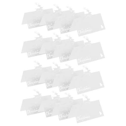 DECORNIJIA 50 Stück Tischkarten Für Hochzeiten Tischdekoration Tischkarten Für Teepartys Für Weihnachtstische Gästenamen Sitzkarten Feiertags Sitzkarte Weiß DECORNIJIA 50 Stück Tischkarten Für Hochzeiten Tischdekoration Tischkarten Für Teepartys Für Weihnachtstische Gästenamen Sitzkarten Feiertags Sitzkarte Weiß von DECORNIJIA