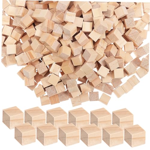DECORNIJIA 500 Stk. Kleine Holzklötze Naturbelassene Unbehandelte Holzblöcke aus Robustem Kiefernholz für Basteln Malen DIY Holzhandwerk und Dekoration DECORNIJIA 500 Stk. Kleine Holzklötze Naturbelassene Unbehandelte Holzblöcke aus Robustem Kiefernholz für Basteln Malen DIY Holzhandwerk und Dekoration von DECORNIJIA