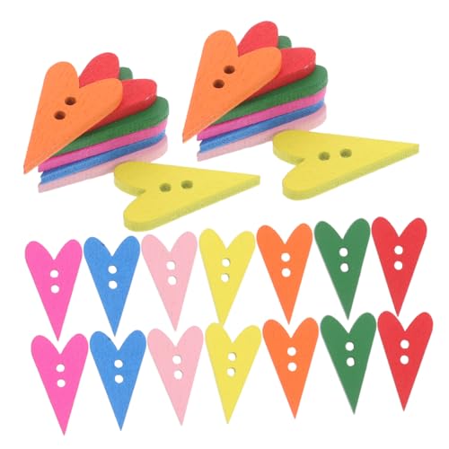 DECORNIJIA 500 Stück Bunte Holzknöpfe Herzform Herz Design für Bastelprojekte Kleidung Taschen Kreative Diy Nähzubehör Einzigartige Holzknöpfe für Handarbeit und Dekoration DECORNIJIA 500 Stück Bunte Holzknöpfe Herzform Herz Design für Bastelprojekte Kleidung Taschen Kreative Diy Nähzubehör Einzigartige Holzknöpfe für Handarbeit und Dekoration von DECORNIJIA
