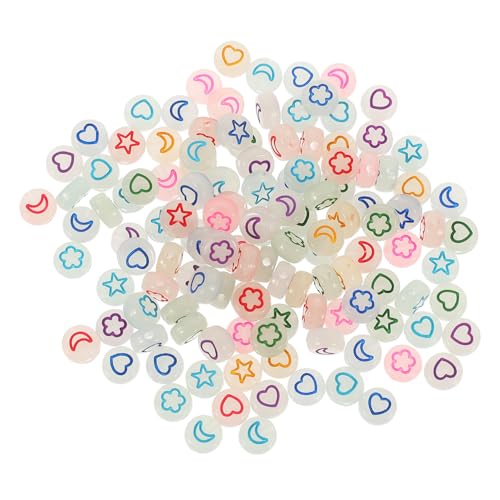 DECORNIJIA 500 Stück Nachleuchtende Acrylperlen Bunte Spacer Beads für Schmuckherstellung DIY Armbänder Halsketten Bastelperlen Robust und Glatt Oberfläche DECORNIJIA 500 Stück Nachleuchtende Acrylperlen Bunte Spacer Beads für Schmuckherstellung DIY Armbänder Halsketten Bastelperlen Robust und Glatt Oberfläche von DECORNIJIA