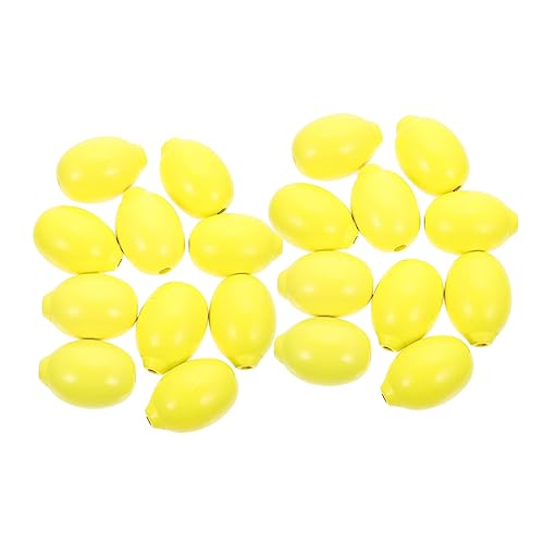 DECORNIJIA 50Stücke DIY Zitronenholzperlen für Schmuck und Bastelprojekte Hölzerne Perlen für Dekoration und Bastelideen von DECORNIJIA