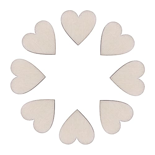 DECORNIJIA 50Stücke Herzförmige Holzscheiben Unlackiert Naturbirke für DIY Bastelarbeiten und Weihnachtsdekorationen und Vielseitig DECORNIJIA 50Stücke Herzförmige Holzscheiben Unlackiert Naturbirke für DIY Bastelarbeiten und Weihnachtsdekorationen und Vielseitig von DECORNIJIA