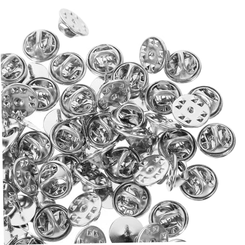 DECORNIJIA 50Stücke Schmetterlingskappen für Anstecknadeln Finish Basis Verriegelungsstifthalter für Krawatten und DIY Bastelarbeiten Einfach zu Verwenden ohne Werkzeug DECORNIJIA 50Stücke Schmetterlingskappen für Anstecknadeln Finish Basis Verriegelungsstifthalter für Krawatten und DIY Bastelarbeiten Einfach zu Verwenden ohne Werkzeug von DECORNIJIA