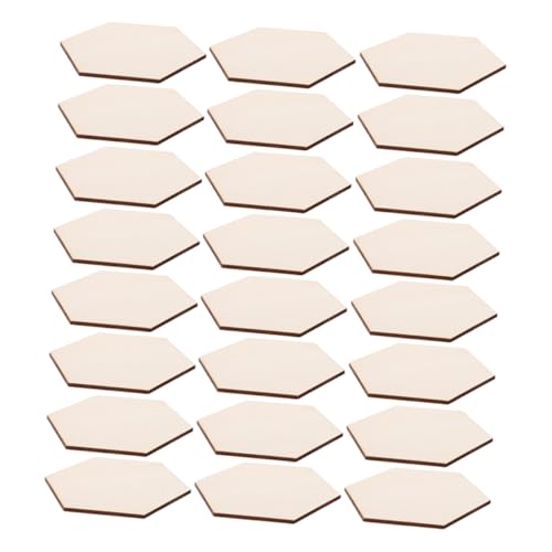 DECORNIJIA 50Stücke Unbehandelte Sechseckige Holzstücke Natürlichem Holz für DIY Bastelprojekte Blanke Holzausschnitte zum Bemalen Dekorative Wandgestaltung und Kreative Ideen DECORNIJIA 50Stücke Unbehandelte Sechseckige Holzstücke Natürlichem Holz für DIY Bastelprojekte Blanke Holzausschnitte zum Bemalen Dekorative Wandgestaltung und Kreative Ideen von DECORNIJIA