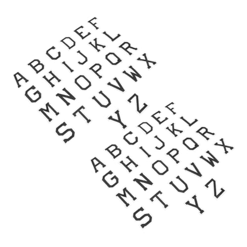 DECORNIJIA 52 Stück Teiliges Aufbügel Buchstaben Patch Bestickte Alphabet Applikationen Langlebig Hautfreundlich Vielseitig für Kleidung Taschen Hüte und DIY Basteleien DECORNIJIA 52 Stück Teiliges Aufbügel Buchstaben Patch Bestickte Alphabet Applikationen Langlebig Hautfreundlich Vielseitig für Kleidung Taschen Hüte und DIY Basteleien von DECORNIJIA