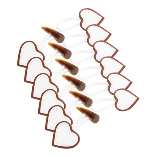 DECORNIJIA 6 Paare Mantelknöpfe Imitation Horn Leder Knebelverschluss Modisch Klassisch Für Jacken und Mäntel Stilvolles Accessoire für Damen und Herren Außenbekleidung von DECORNIJIA