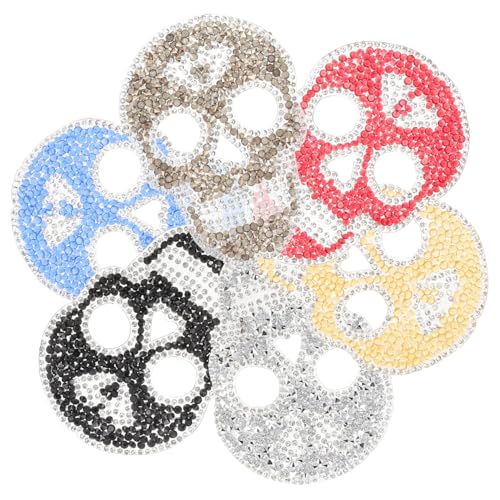 DECORNIJIA 6 Stück Aufbügelbare Schädel Patches zum Aufnähen DIY Kleidung Flicken für Jacken Taschen Schuhe Strapazierfähiges Material Vielseitig Dekorativ und Reparierend DECORNIJIA 6 Stück Aufbügelbare Schädel Patches zum Aufnähen DIY Kleidung Flicken für Jacken Taschen Schuhe Strapazierfähiges Material Vielseitig Dekorativ und Reparierend von DECORNIJIA